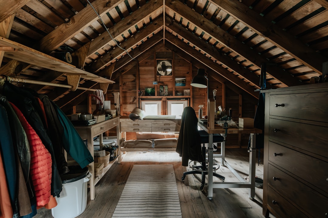 about-01 Office in the attic (IG: @clay.banks)